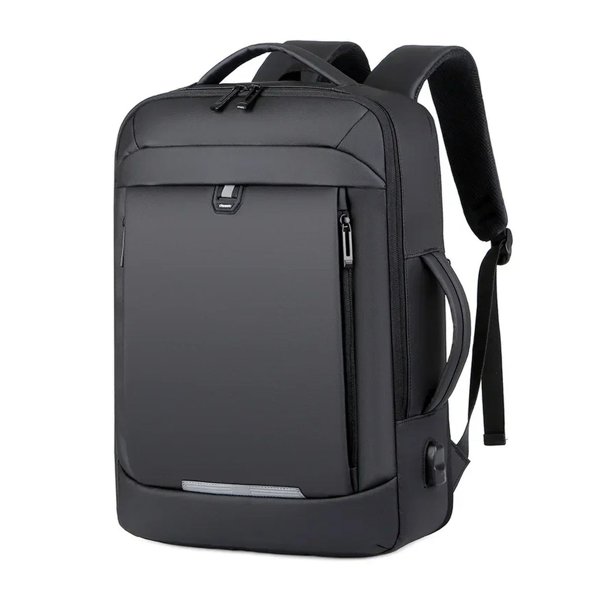 Mochila de negocios expansible con compartimento acolchado interior