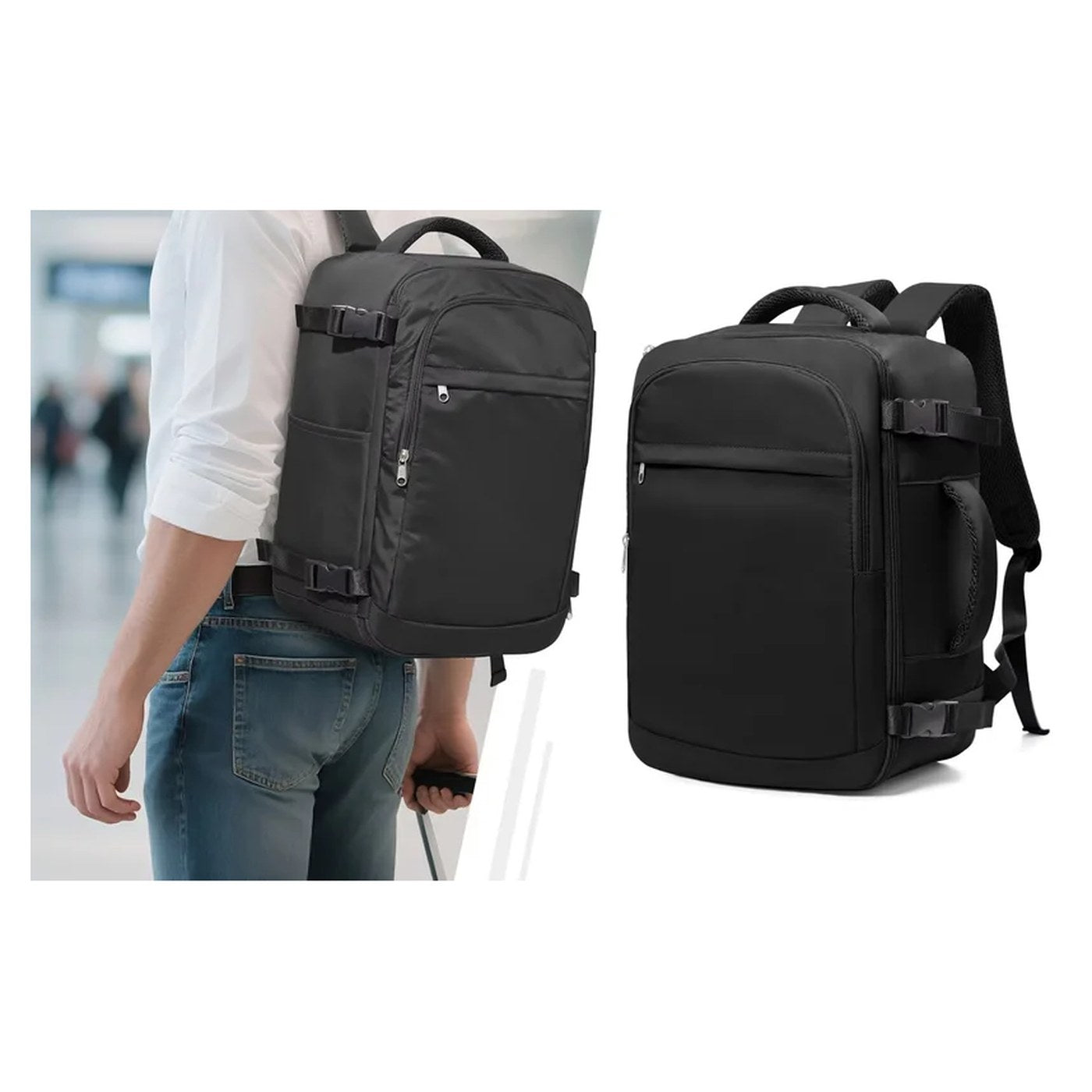 Mochila de viaje de 25 L lavable a máquina
