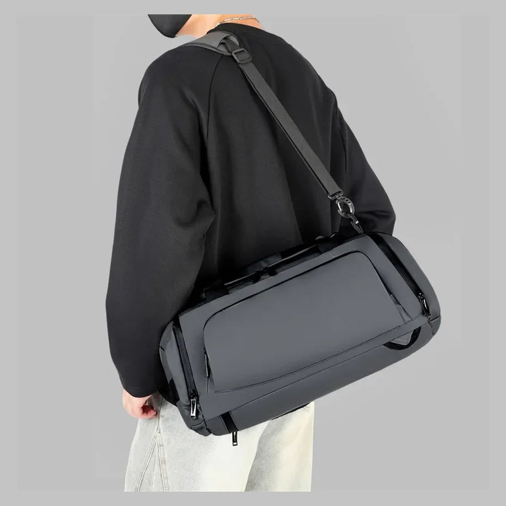 Bolsa de viaje con compartimento para calzado y bolsillo húmedo