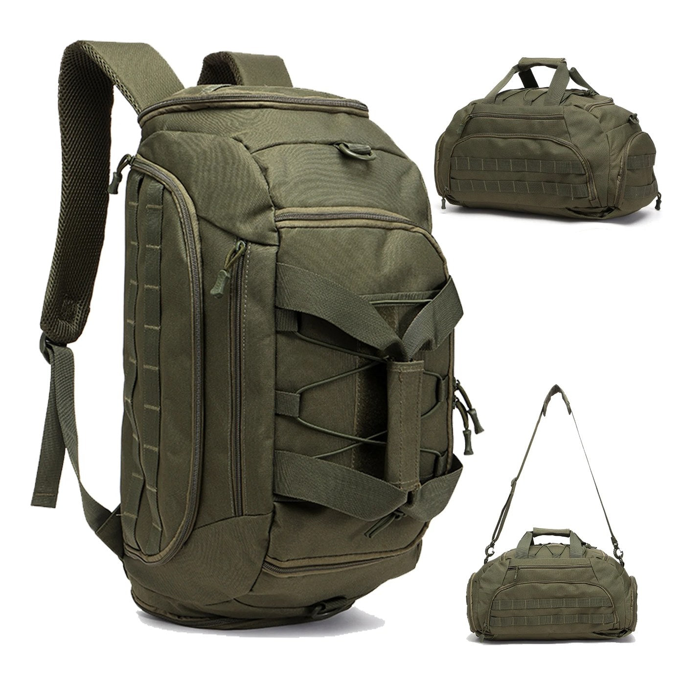 Bolsa-mochila convertible 3 en 1 de 45 L