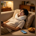 Almohada cervical de espuma viscoelástica con funda lavable