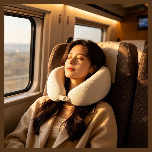 Almohada cervical de espuma viscoelástica con funda lavable