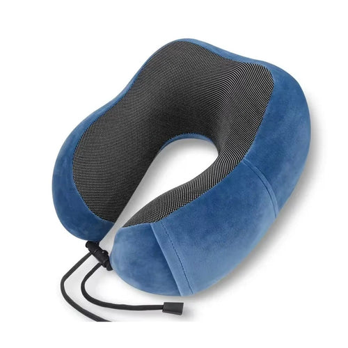 Almohada cervical de espuma viscoelástica con funda de terciopelo
